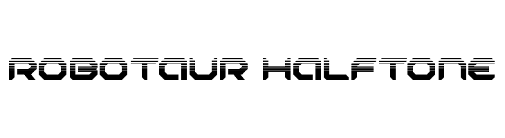 Robotaur Halftone  baixar fontes gratis
