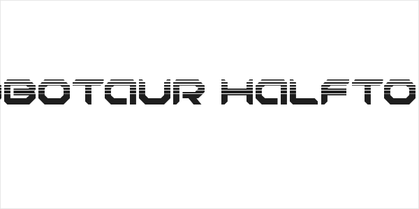 Robotaur Halftone Logo