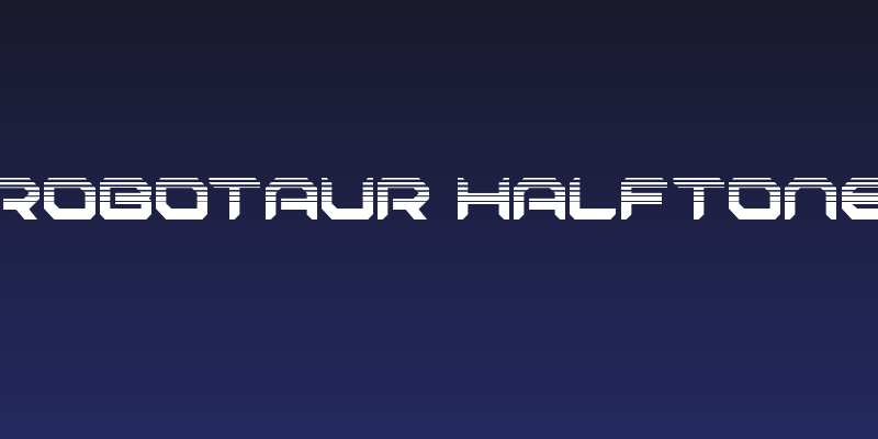 Robotaur Halftone Social Header