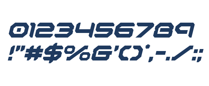 Robotaur Italic Other Characters