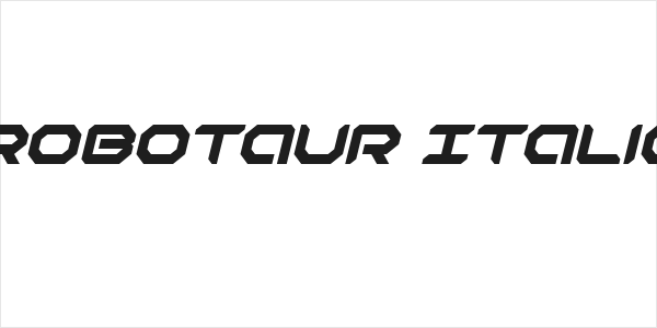 Robotaur Italic Logo
