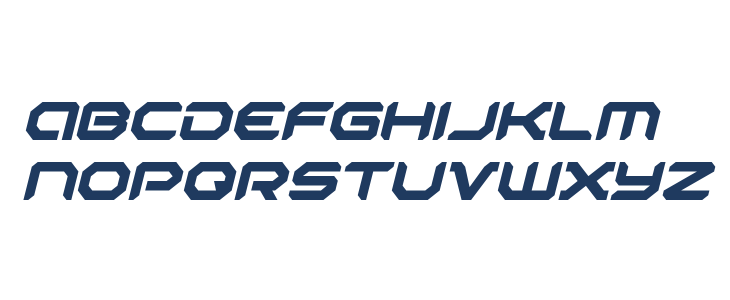 Robotaur Italic Lowercase