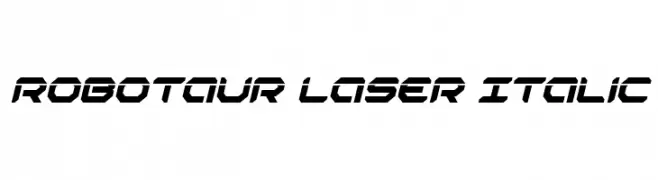 Robotaur Laser Italic 