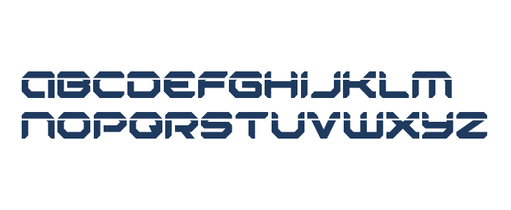 Robotaur Laser Lowercase