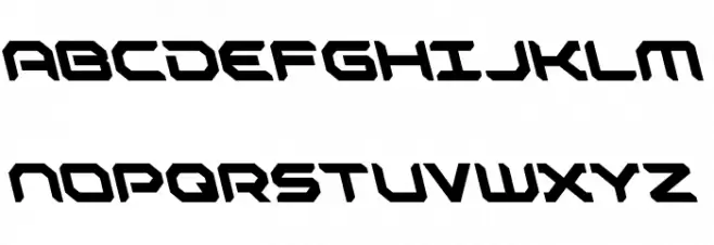 Robotaur Leftalic Polices MAJUSCULES