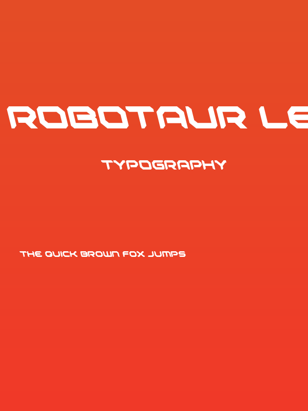 Robotaur Leftalic Poster