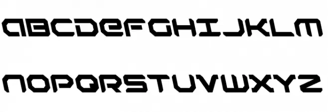 Robotaur Leftalic 字体 大写