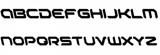Robotaur Leftalic 字体 小写