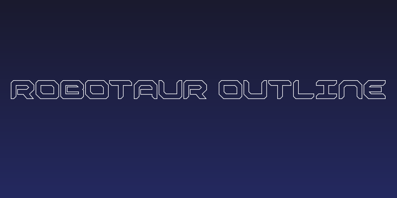Robotaur Outline Social Header