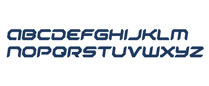 Robotaur Semi-Italic Lowercase