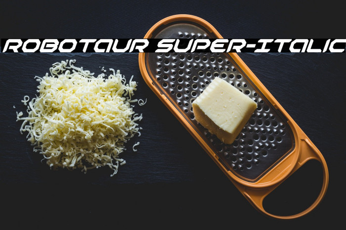 Robotaur Super-Italic Example 2
