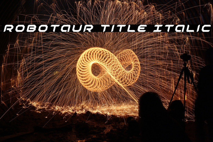Robotaur Title Italic Example 2