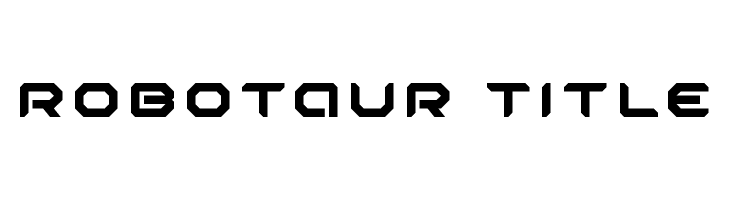 Robotaur Title  免费字体下载