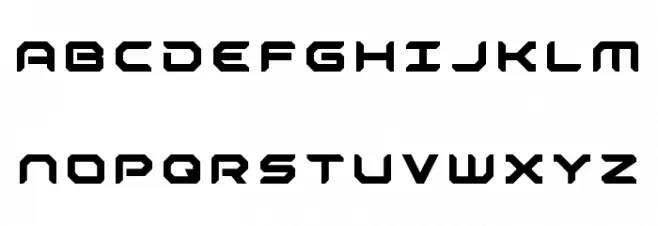 Robotaur Title 字体 大写