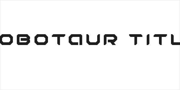 Robotaur Title Logo