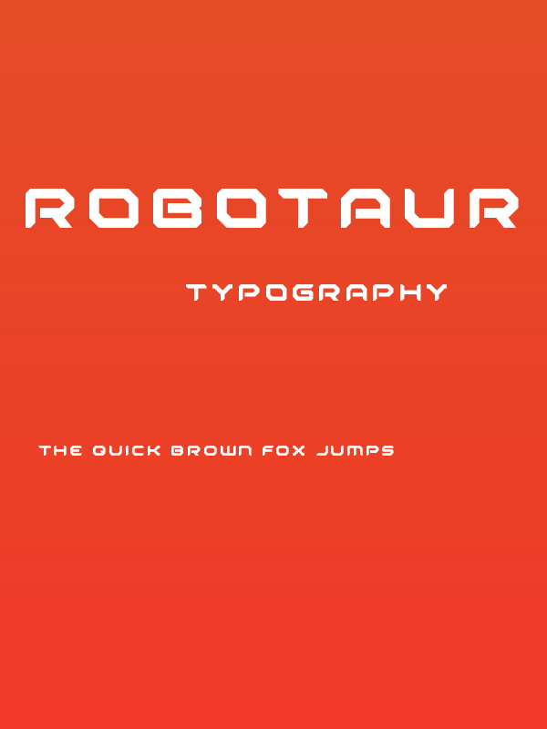 Robotaur Title Poster