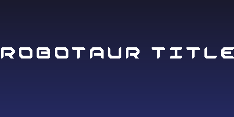 Robotaur Title Social Header