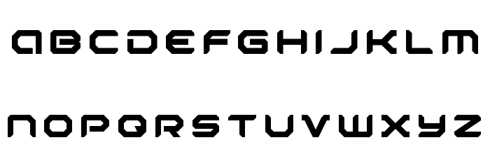 Robotaur Title Font LOWERCASE