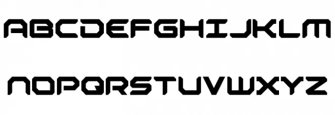 Robotaur 字体 大写