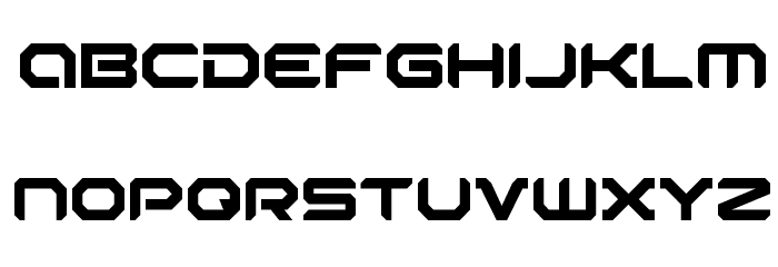 Robotaur Font LOWERCASE