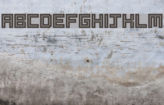 Robotic Harlequin Font examples