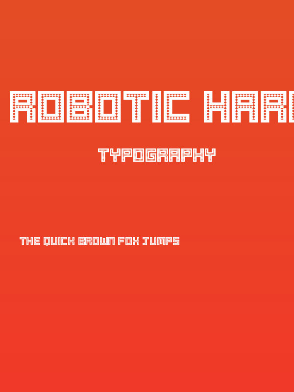 Robotic Harlequin Poster