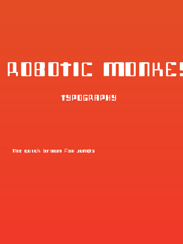 Robotic Monkey 1 Poster