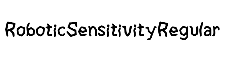 Robotic Sensitivity Regular  Free Fonts Download
