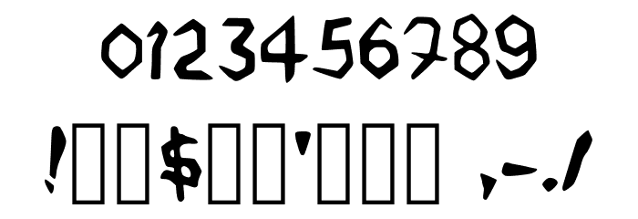 Robotic Sensitivity Regular Font OTHER CHARS