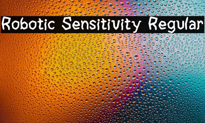 Robotic Sensitivity Regular Example 2