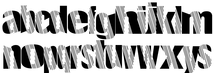 RoboticRevolution Font LOWERCASE