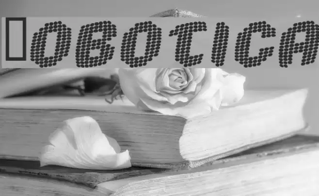 Robotica Font examples