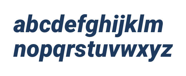 Roboto Black Italic1 Lowercase