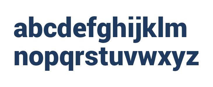 Roboto Black Lowercase