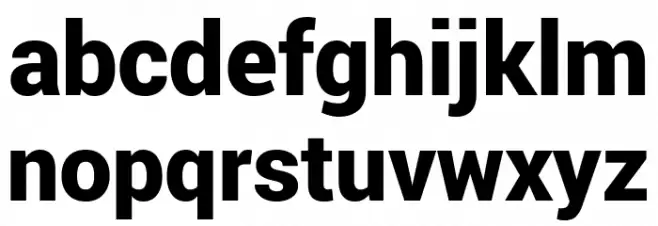 Roboto Black خط أحرف صغيرة