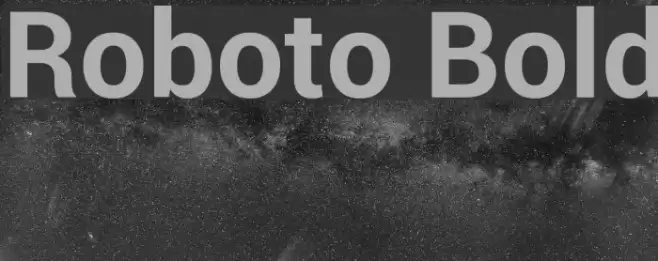 Roboto Bold Font examples