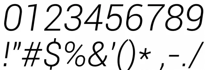 Roboto Light Italic