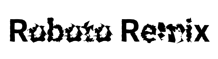 Roboto Remix Caratteri