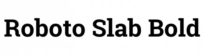 Roboto Slab Bold  Fuentes Gratis Descargar