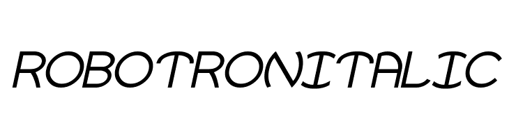 Robotron Italic  font caratteri gratis