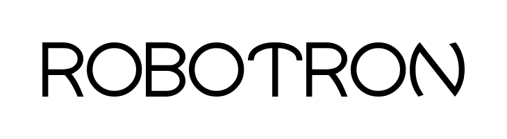 Robotron  フリーフォントのダウンロード
