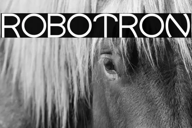 Robotron Font examples