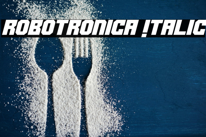 Robotronica Italic Example 3