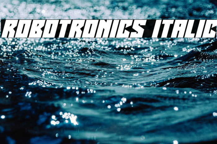 Robotronics Italic Example 1