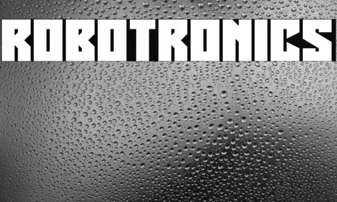 Robotronics Font examples