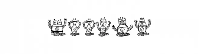 Robotter Regular  Frei Schriftart Herunterladen