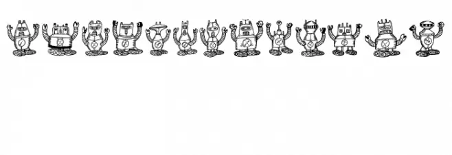 Robotter Regular Polices AUTRES CHARS