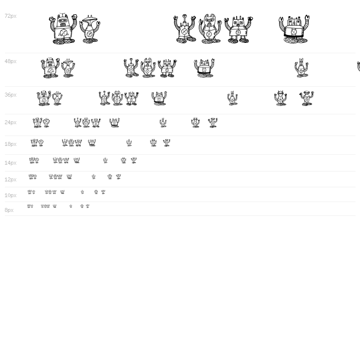 Robotter Regular Waterfall