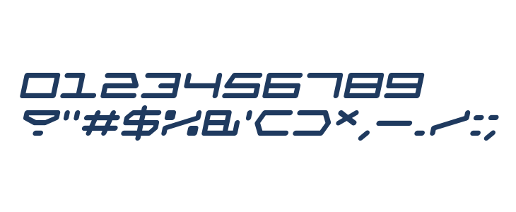 Robtronika Italic Other Characters