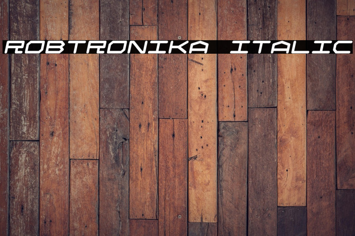 Robtronika Italic Example 1